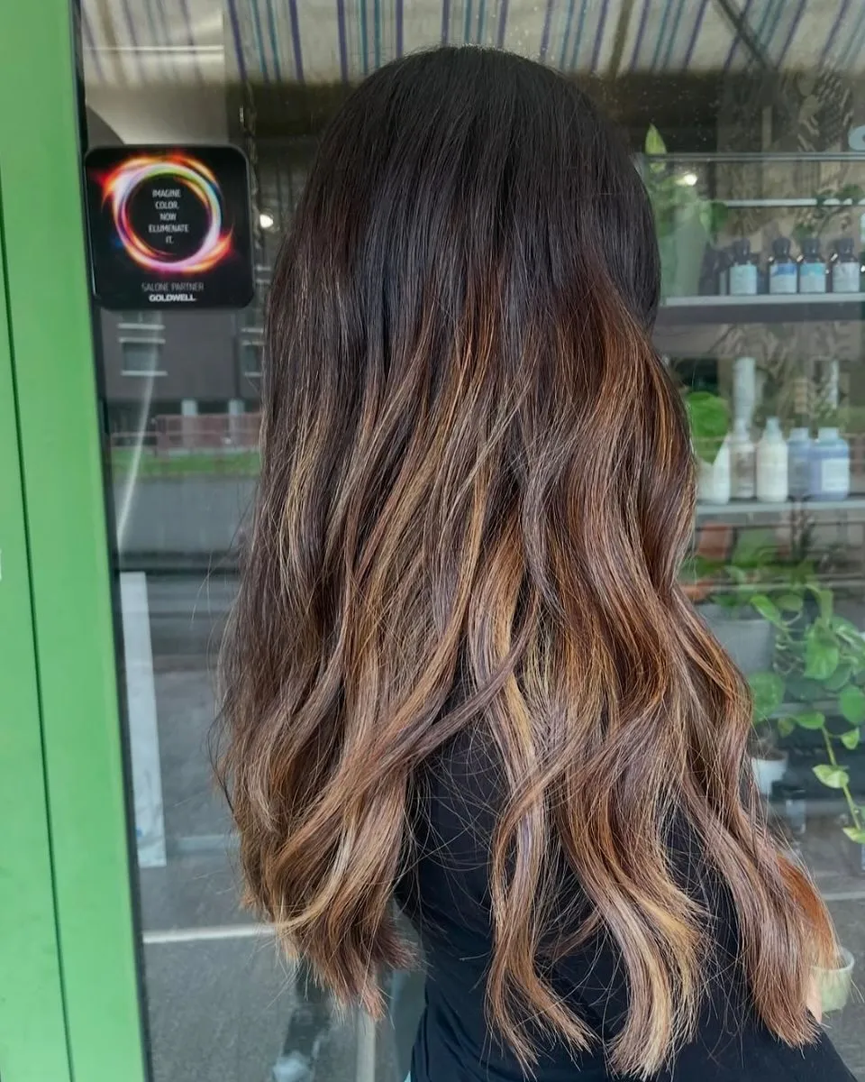 Balayage — schiaritura a mano libera